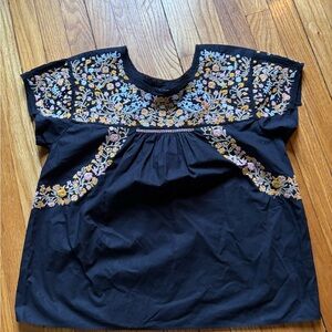 Madewell Embroidered Sleeveless Top